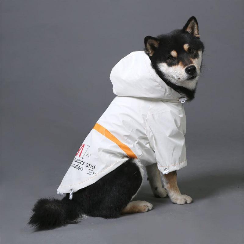 Tidestorm Reflective Space Suit Pet Raincoat
